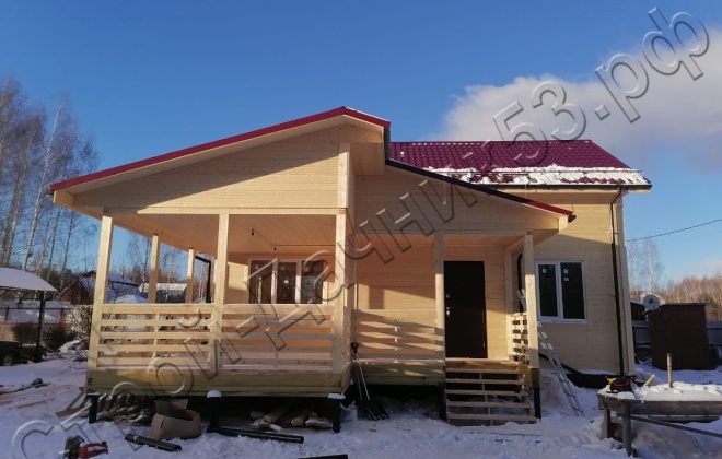 2 Каркасно-щитовой дом 142М², Тульская область, Заокский район, СНТ «Ивушка» (9)